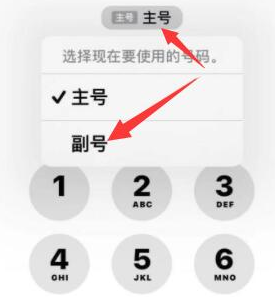 克孜勒苏柯尔克孜苹果14维修店分享iPhone 14 Pro Max使用副卡打电话的方法 